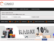 Tablet Screenshot of e-czesci.pl
